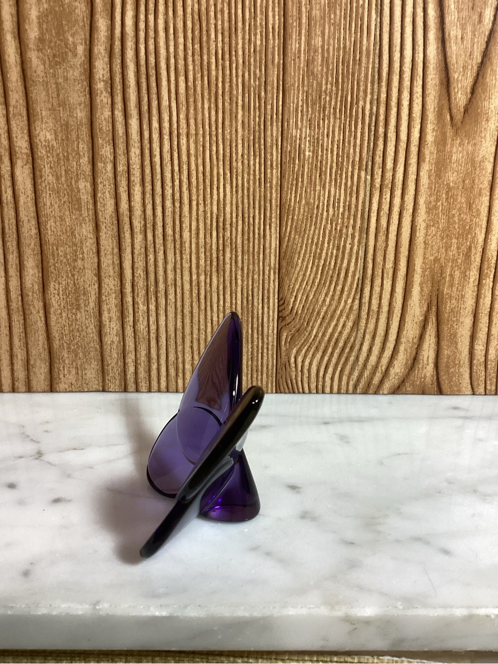 Baccarat Purple Lucky Butterfly Collection 3” - Picture 4 of 10